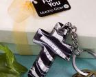 Murano Glass Collection Cross Design Key Chain Favors wedding favors