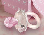 Choice Crystal Pink Pacifier Favors wedding favors