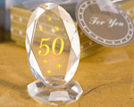 Choice Crystal Collection "50" Plaques wedding favors