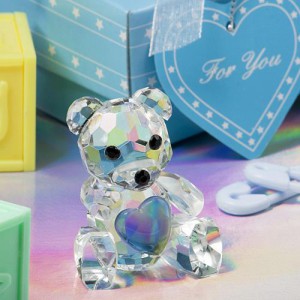 Choice Crystal Collection Teddy Bear Figurines - Boy wedding favors
