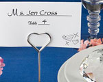 Choice Crystal Collection Heart Design Place Card Holders wedding favors