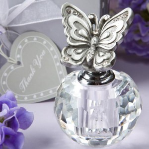 Choice Crystal Collection Butterfly Themed Perfume Bottle Favors wedding favors