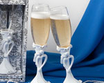 Bride And Groom Design Toasting Flutes wedding favors