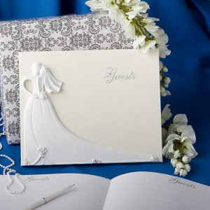Bride And Groom Design Wedding Guest Book wedding favors