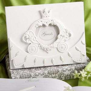 Fairy Tale Coach Design Wedding Guest Book From Our's Finishing Touches Collection wedding favors