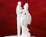 Exquisite Bride And Groom Design Cake Topper wedding favors