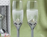 Fleur de Lis Collection - Toasting Flutes wedding favors