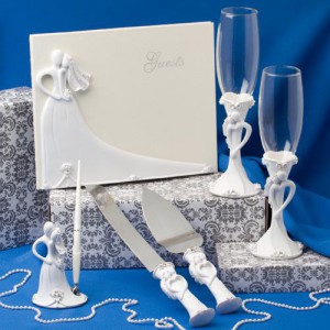 Bride And Groom Themed Wedding Day Accessory Set wedding favors