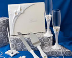 Finishing Touches Collection - Calla Lily Themed Wedding Day Accessory Set wedding favors