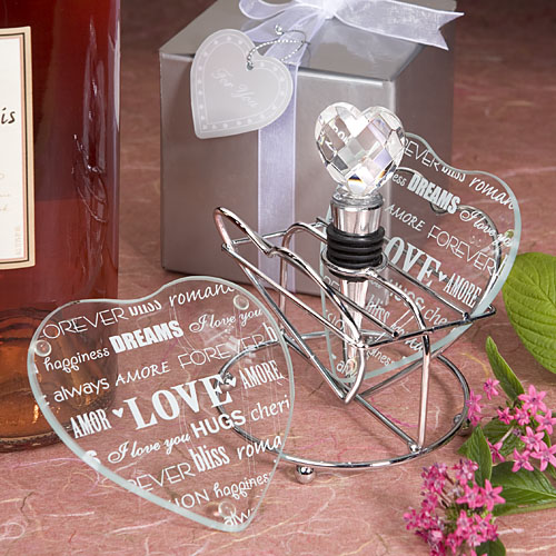 words of love. "Words Of Love" Barware Set wedding favors