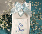 Baby Blue Heart Design Picture Frames wedding favors