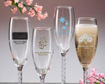 Champagne Flute With Twisted Stem wedding favors