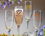 Champagne Flute wedding favors