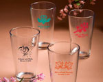 Personalized Pint Glasses wedding favors
