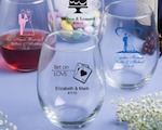 15 Ounce Stemless Wine Glasses wedding favors