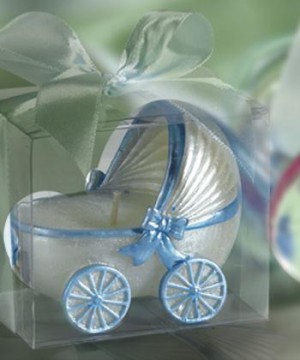 Baby Carriage Candle wedding favors