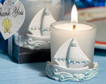 Nautical Themed Candles wedding favors