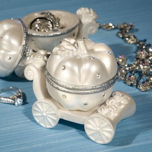Cinderella Themed Curio Box wedding favors
