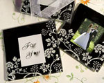 Distinctive Floral Design Photo Coaster Favors wedding favors