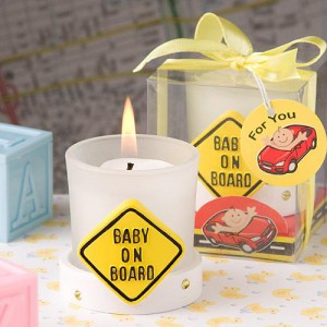 Baby On Board Candle Favors wedding favors