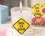 Baby On Board Candle Favors wedding favors