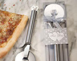 Amore Stainless Steel Pizza Cutter wedding favors