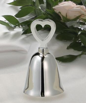 Silver-plated Wedding Bell Favors