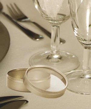 Matte Silver Mint Tins wedding favors