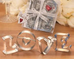 Love Cookie Cutters wedding favors