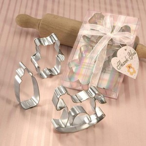 Baby-Motif Set Of Three Cookie Cutters wedding favors