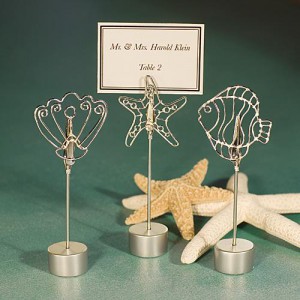 Ocean Themed Place Card Holder Favors wedding favors