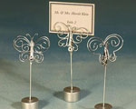 Butterfly Design Place Card Holders wedding favors