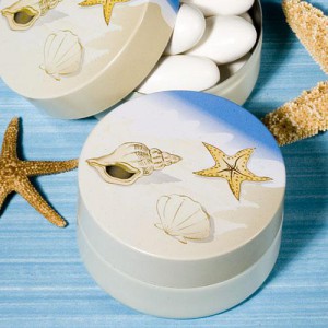 Beach Themed Mint Tin Favors wedding favors
