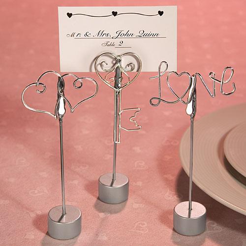 Love Design Place Card Holder Favors