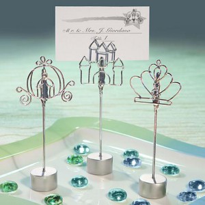 Cinderella-style Place Card Holder Favors wedding favors