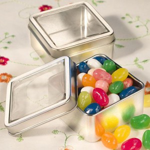 Clear Top Mint Tin Favors wedding favors