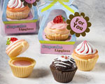 Sweet Little Cupcake Design Lip Gloss Favors wedding favors