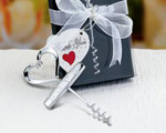 Heart Design Corkscrews wedding favors