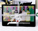 Cheeseboard And Knife Sets - Wine Motif wedding favors