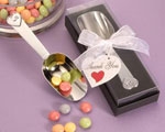 Chrome Candy Scoops wedding favors