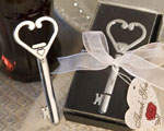 Heart Accented Key Bottle Opener Favors wedding favors
