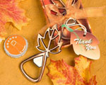 Autumn Magic Collection Leaf Design Bottle Openers wedding favors