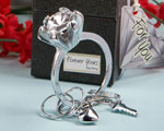 Forever Yours Collection Diamond Ring Design Key Ring Favors wedding favors