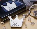 Crown Design Metal Key Chains wedding favors