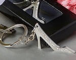 High Fashion Shoe Design Metal Key Chain wedding favors