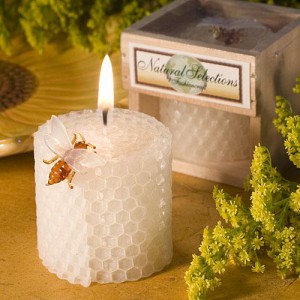 Pure Beeswax Candles wedding favors