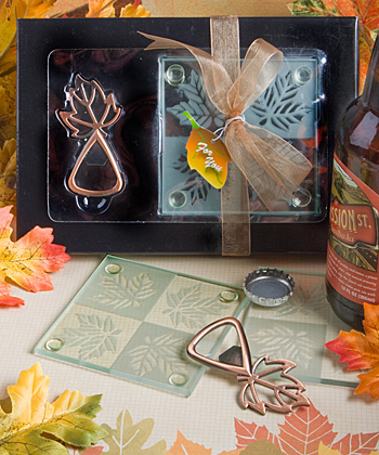 Leaf Design Bar Sets wedding favors