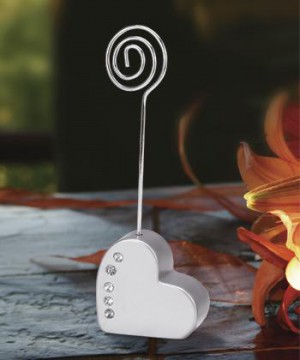 Heart Shaped Place Card Holder wedding favors