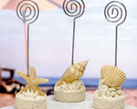 Beach Themed Placecard Holders wedding favors