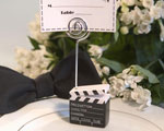 Clapboard Style Placecard Holder wedding favors